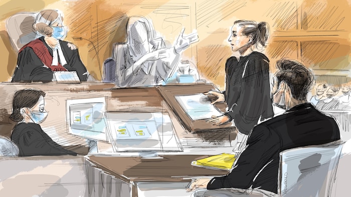Une illustration judiciaire du contre-interrogatoire de la défense.