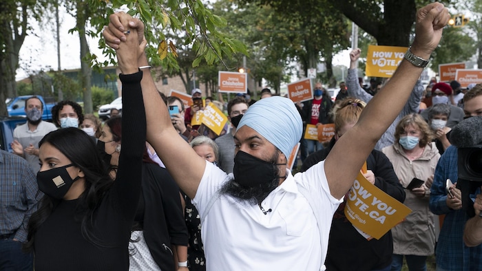 新民主黨領袖 Jagmeet Singh。