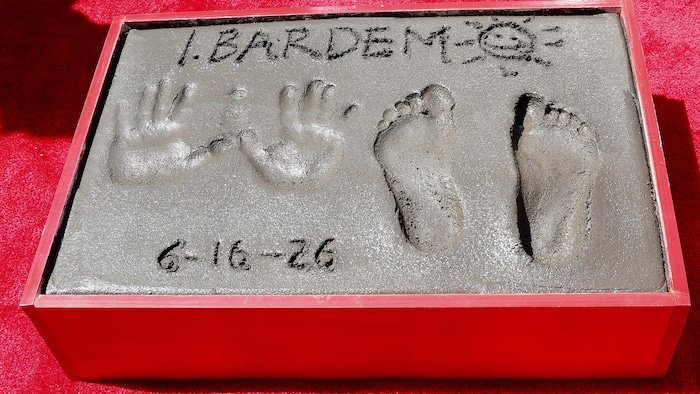 Les empreintes de mains et de pieds de l'acteur espagnol Javier Bardem.