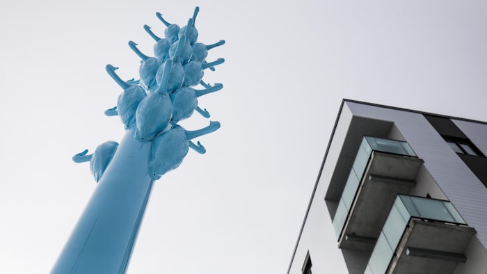 Une oeuvre d'art public de Cooke-Sasseville.