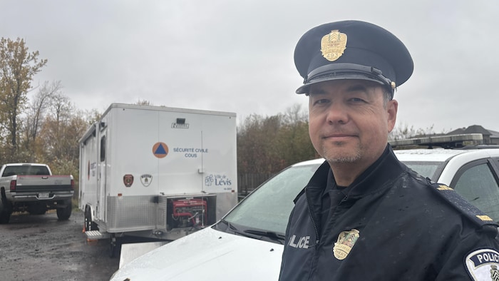 Jean-Sébastien Levan est porte-parole de la police de Lévis.