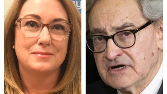 Un photomontage où figurent Jennifer Williams et Michael Sabia.