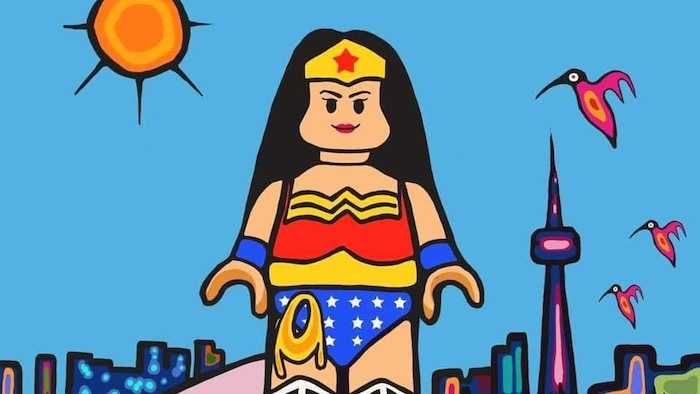 L’Œuvre « Vérité et Justice » de l’artiste Jenny Kay Dupuis.