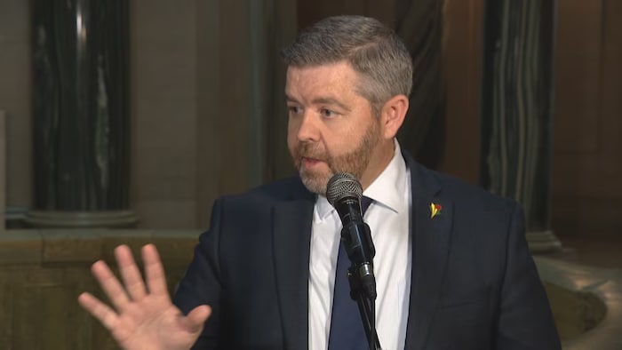 Jeremy Harrison, ministre responsable de la Société des investissements de la Couronne de la Saskatchewan, le 26 mars 2026.