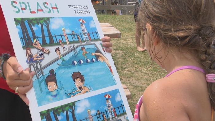 Jeu « Trouvez les 7 erreurs » de la Brigade Splash.