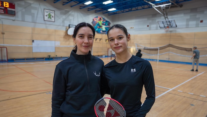 Portrait des deux femmes.