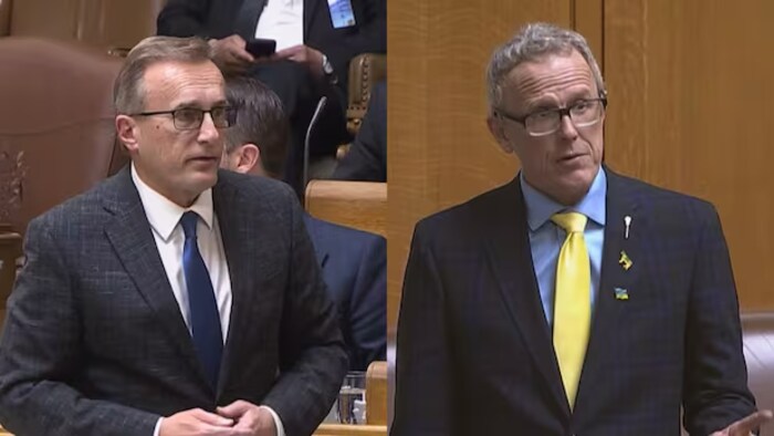 Un photograph montage de Jim Reiter, à gauche, et de Keith Jorgenson, à droite.
