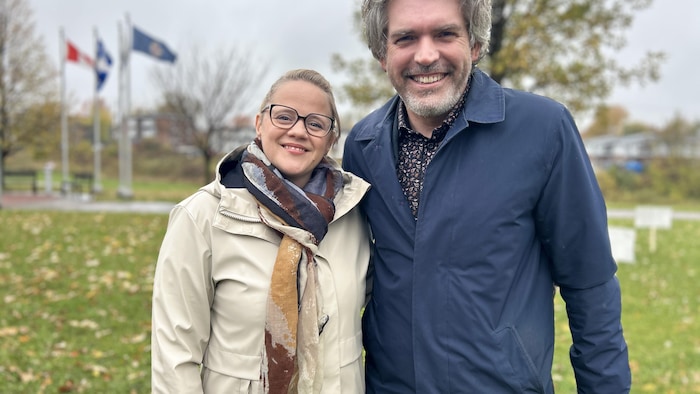Audrey Lapointe et Jimmy Bouchard.