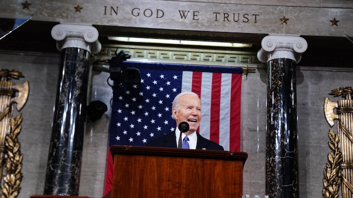 Le président Joe Biden fait son discours de l'état de l'Union.