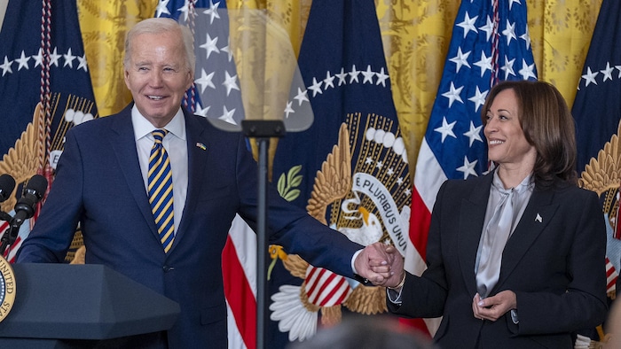 Le président, Joe Biden, et la vice-présidente, Kamala Harris.