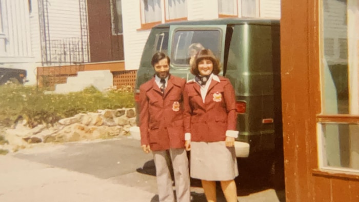 Joe et Janette Planchat en 1977.