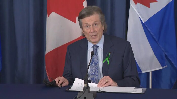 El alcalde de Toronto, John Tory.