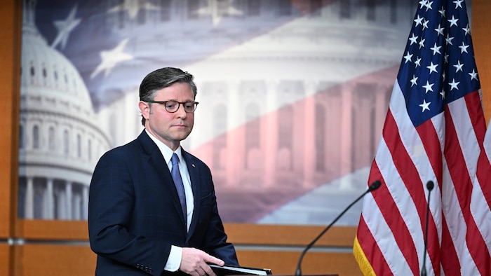Le président de la Chambre des représentants, Mike Johnson.