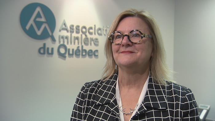 La présidente-directrice générale de l'Association minière du Québec, Josée Méthot.
