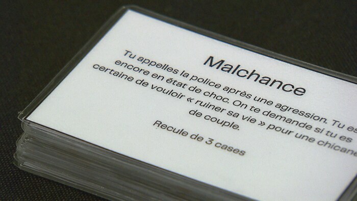Une carte dans un jeu de société.