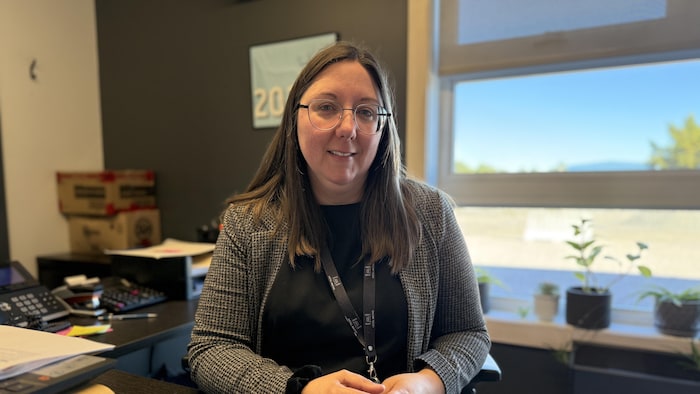 Judy Boissonneault à son bureau.