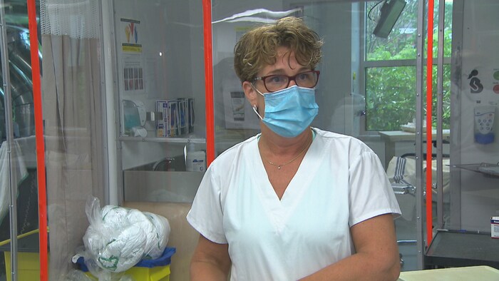 Mme Dagenais en entrevue