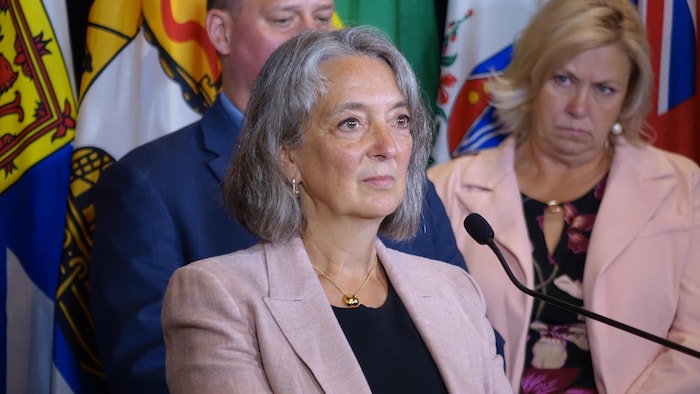 La ministre fédérale de l'Environnement, Julie Dabrusin.