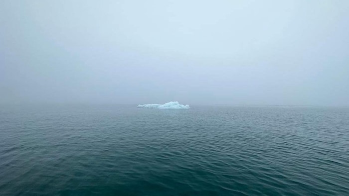 Paysage du cercle de l'Arctique. 