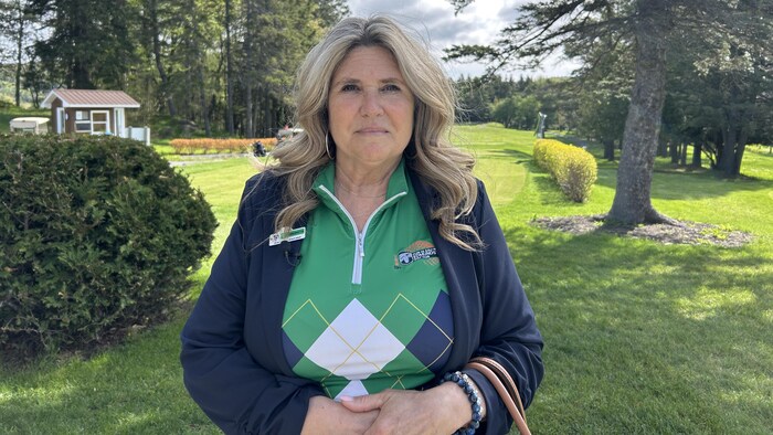 Julie Lavoie, directrice générale et présidente du golf d'Edmundston 
