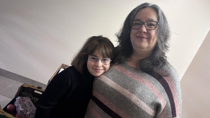 Julie et sa fille Maryliza.