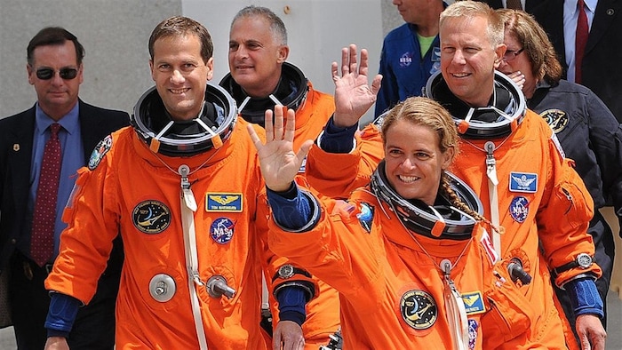 L'astronaute Julie Payette, le 13 juillet 2009, en Floride.