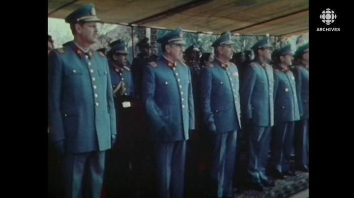 Le général Augusto Pinochet et sa junte.