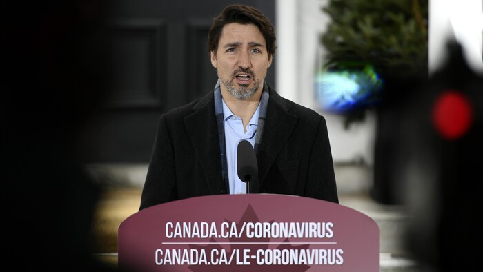 Le premier ministre Justin Trudeau  