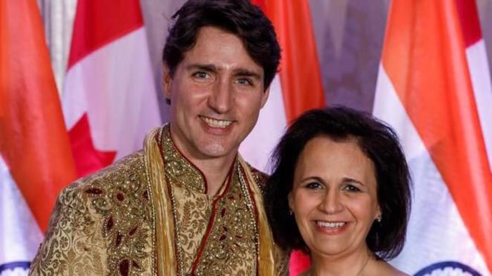 Une photo en Inde entre Trudeau et Mastantuono