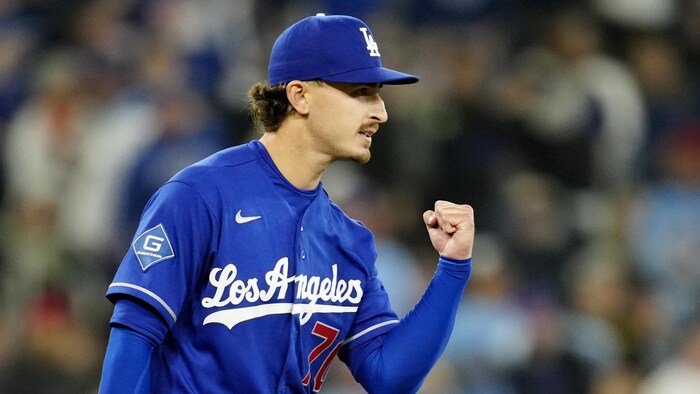 Le partant des Dodgers de Los Angeles Justin Wrobleski