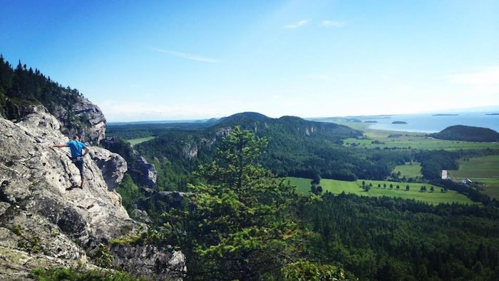 Des parois rocheuses du Kamouraska.