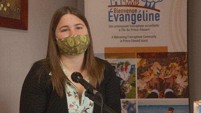 Karine Gallant, coordonnatrice du projet Bienvenue Évangéline de la Coopérative d’intégration francophone de l’Île-du-Prince-Édouard.