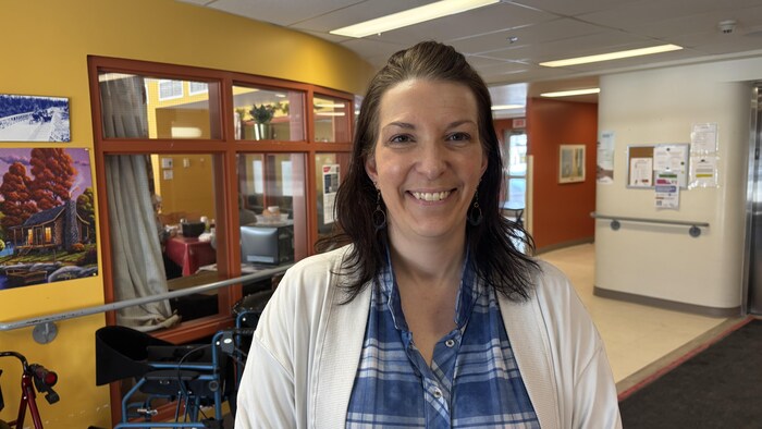 Karoline Gilbert à la Résidence Vents et Marées de Sept-Îles.