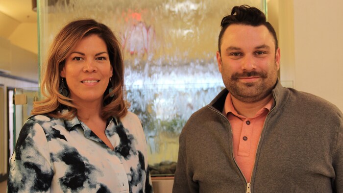 Kateri Jourdain et Gabriel Striganuk.