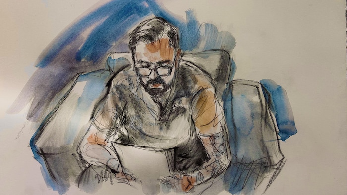 Une illustration judiciaire de l'audience.