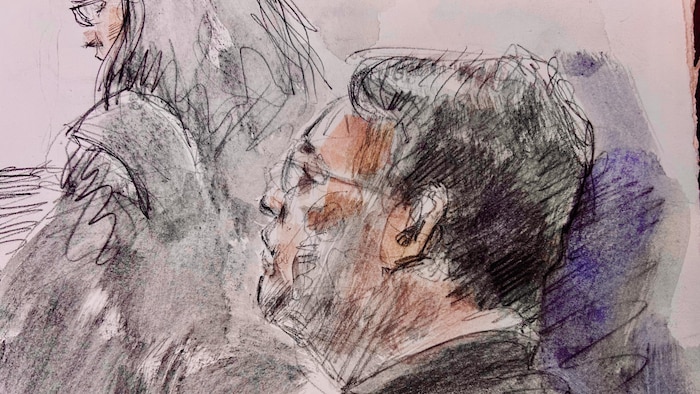 Une illustration judiciaire de l'audience.