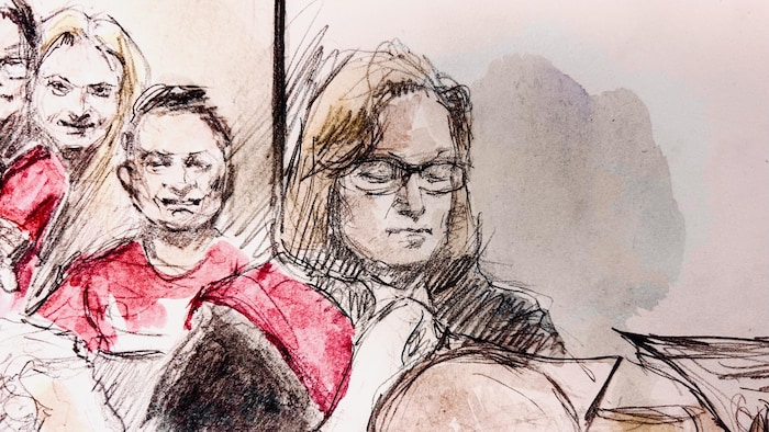 Une illustration judiciaire de l'audience.