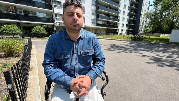 Aldroubi says the proposed rent increases at the Thorncliffe Park apartment complex is more than his family can afford. (Ken Townsend/CBC)
