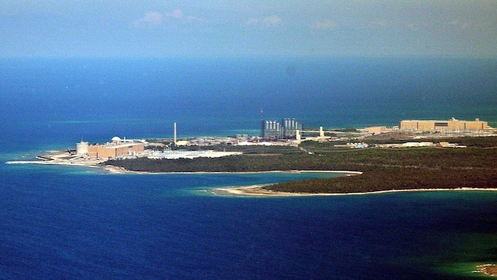 La centrale nucléaire de Bruce vue des airs.