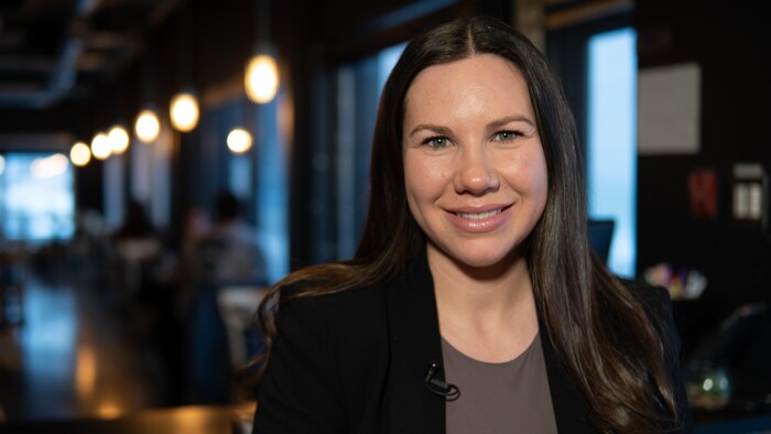 La députée sortante d'Avignon–La Mitis–Matane–Matapédia, Kristina Michaud