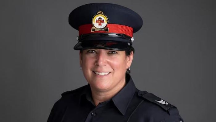La sergente Chantal Larocque, du Service de police anishnabek.