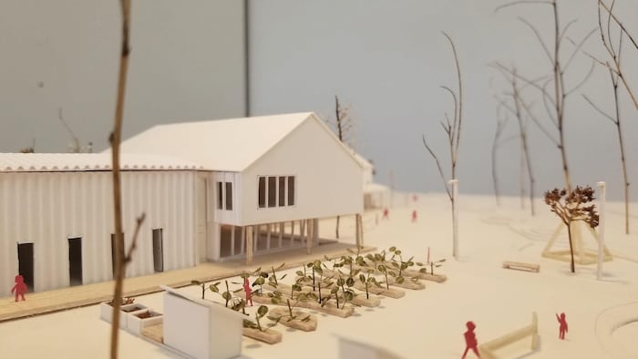 Maquette architecturale du projet Lab-École de Maskinongé