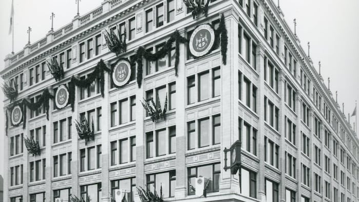 Une photo d'archives du magasin La Baie à Calgary