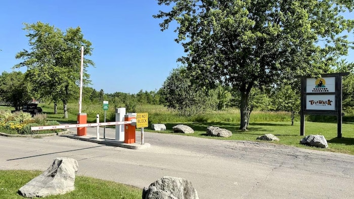 Une entrée de la zone de protection de la nature de Binbrook, où se trouve le lac Niapenco, à Hamilton.