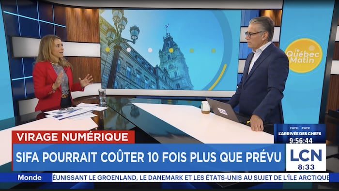 France-Élaine Duranceau en entrevue à l'émission « Québec matin ».
