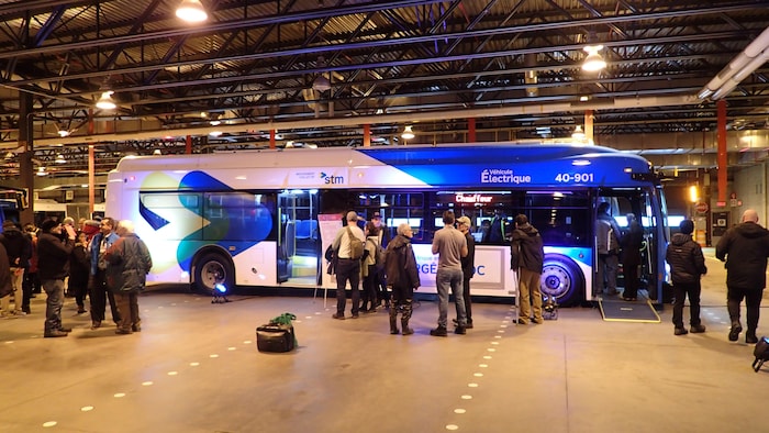 Le nouvel autobus 100 % électrique de la STM, le New Flyer.