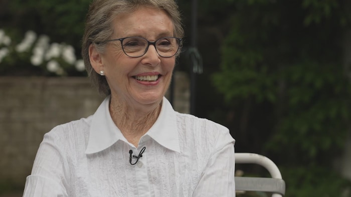 La nutritionniste Louise Lambert Lagacé sourit.