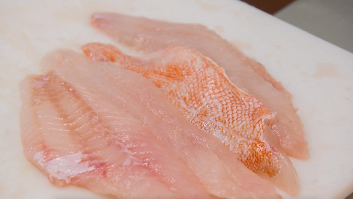 Des filets de sébaste, un poisson à chair blanche.