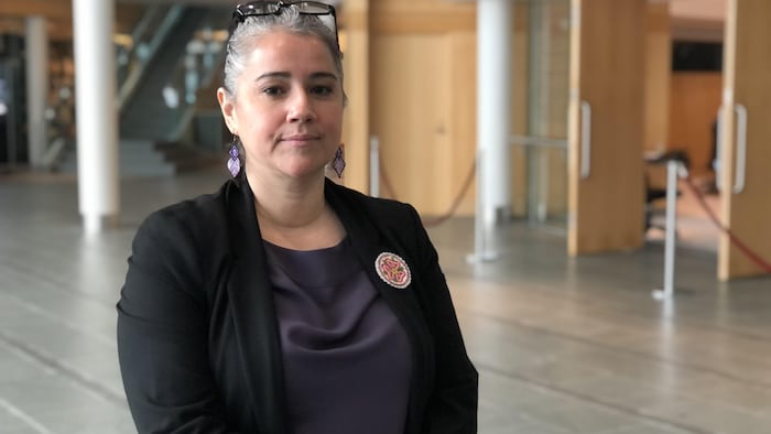 La ministre de la Santé et des Services sociaux des Territoires du Nord-Ouest, Lesa Semmler.