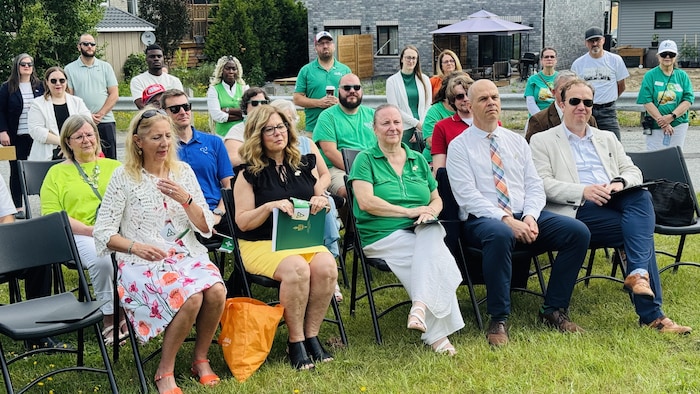 The Franco-Ontarian flag is now floating at the Countryside arena in Sudbury The Franco-Ontarian flag is now floating at the Countryside arena in Sudbury